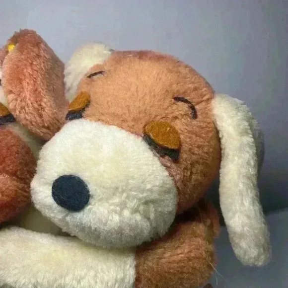 Vintage Dakin 1976 Hugging Dog Couple 9” Plush Soft Toy Stuffed Animal long arms - Picture 5 of 11